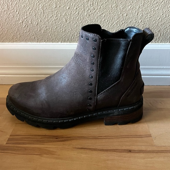 Sorel Shoes Womens Sorel Lennox Studded Leather Chelsea Boots